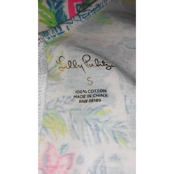 NWT Sz S Lilly Pulitzer ADRIANNA Bold Tropical Print Shift Dress - Picture 8 of 10